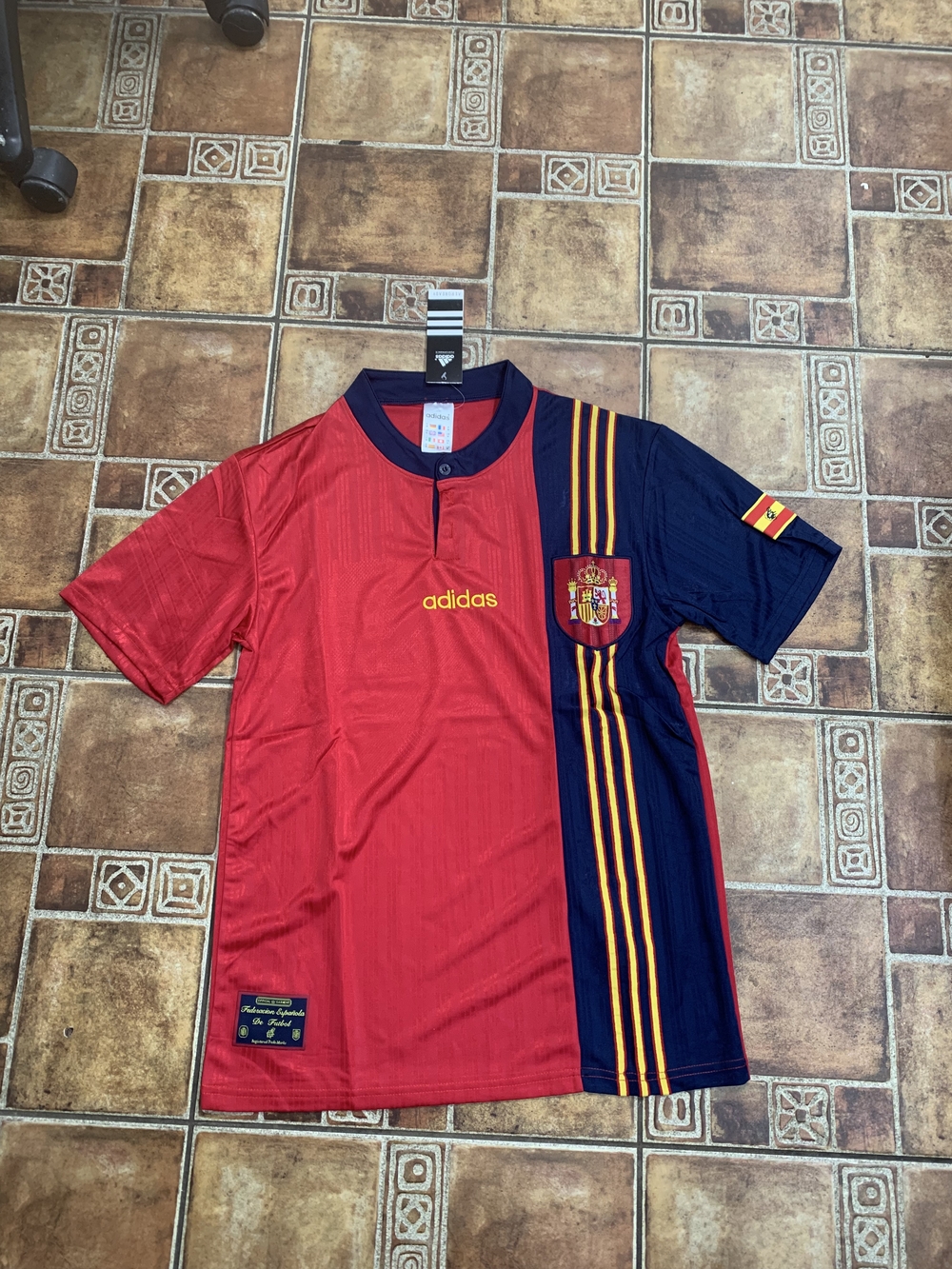Adidas Spain 1996 Retro Jersey Size M
